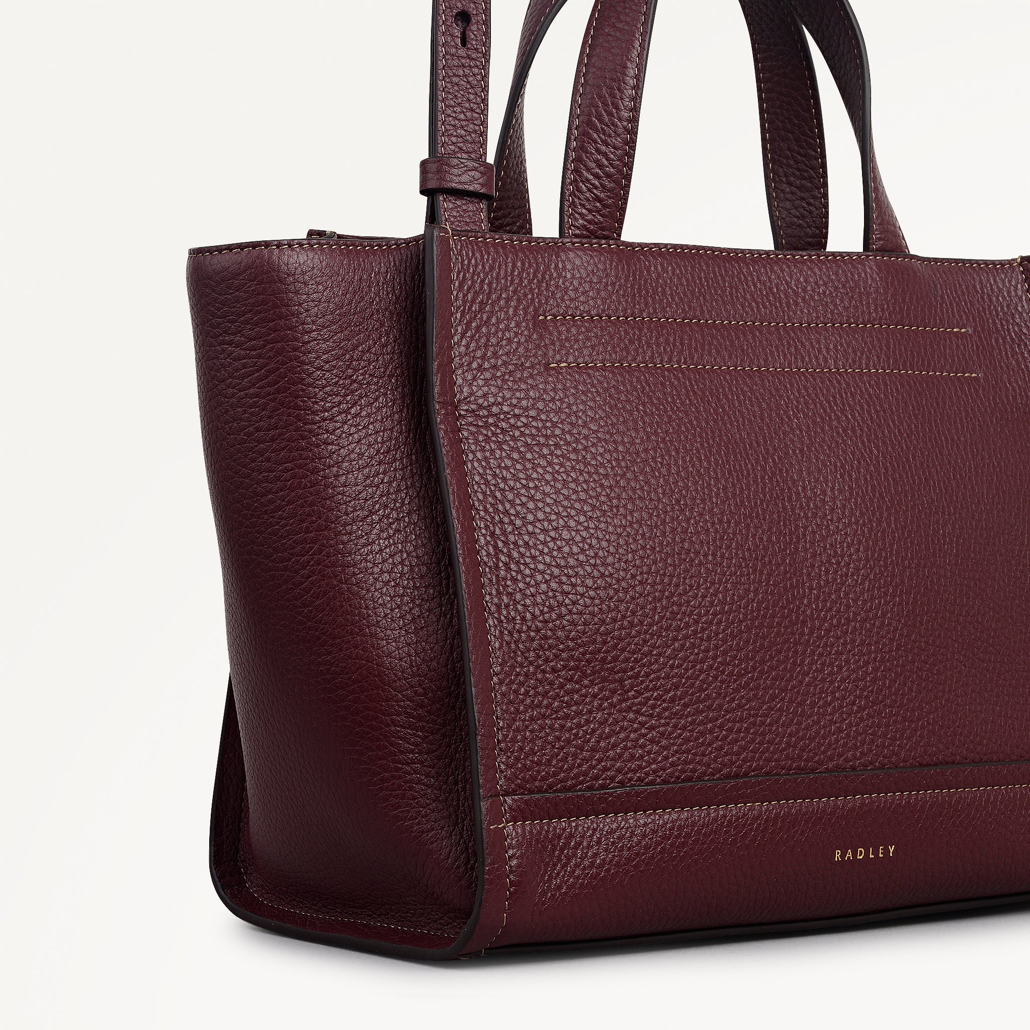Oak Street Medium Ziptop Satchel Dark Cherry - 113029