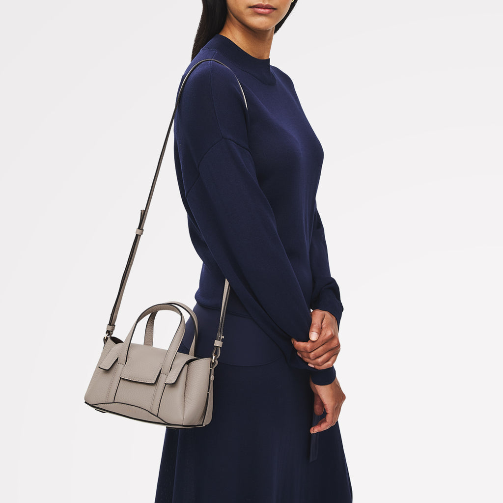 The Chancery Small Flapover Satchel Porcini - 113033