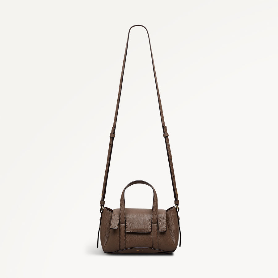 The Chancery Small Flapover Satchel Coffee - 113034