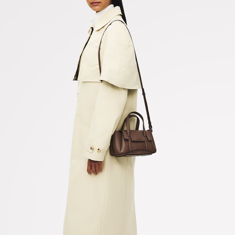 The Chancery Small Flapover Satchel Coffee - 113034