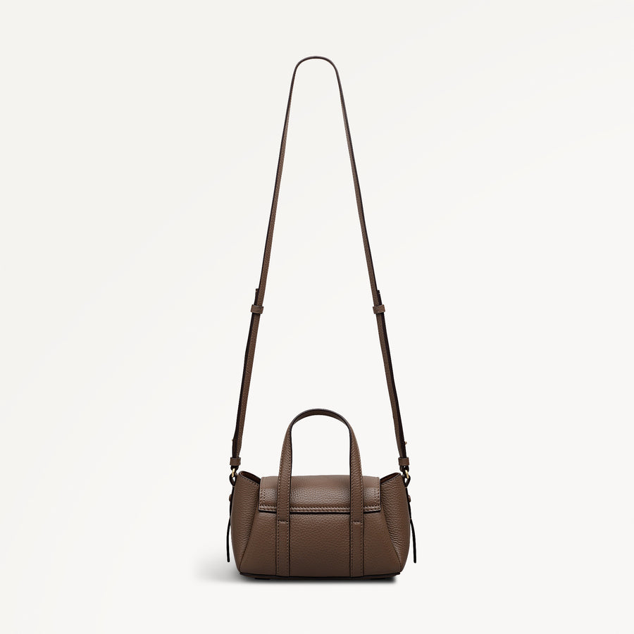The Chancery Small Flapover Satchel Coffee - 113034