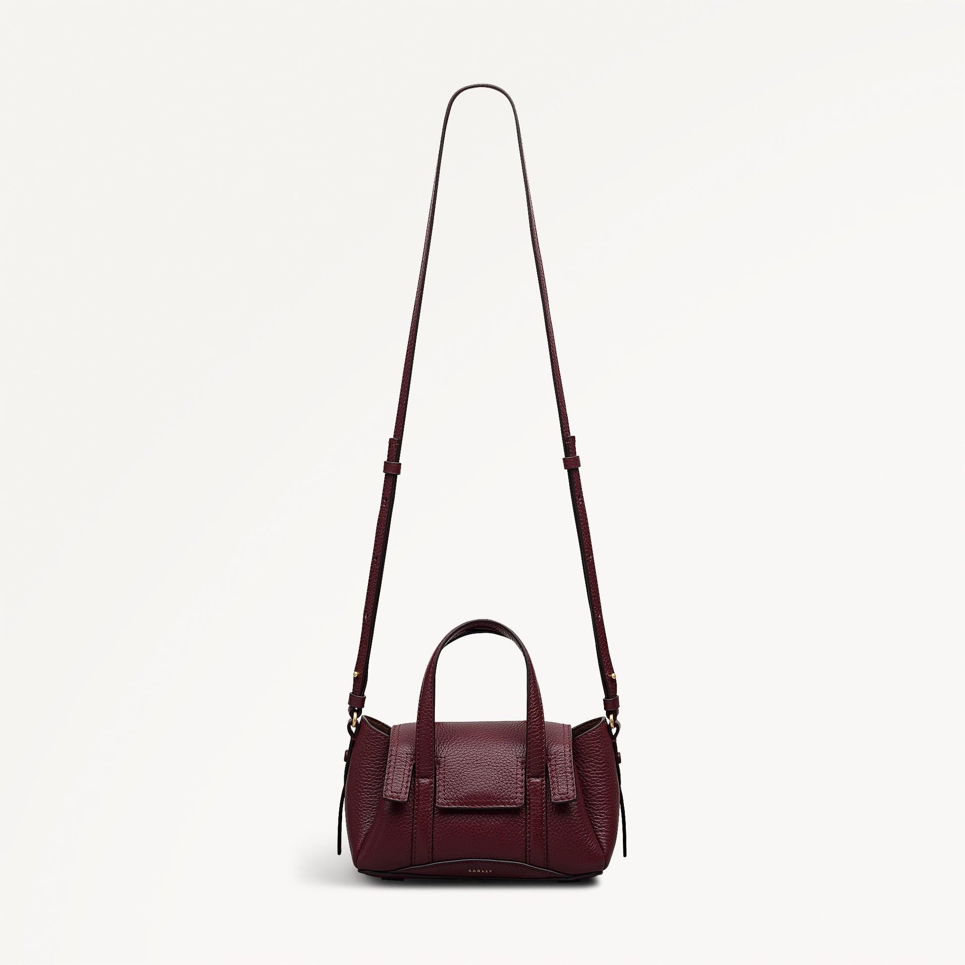 The Chancery Small Flapover Satchel Dark Cherry - 113035