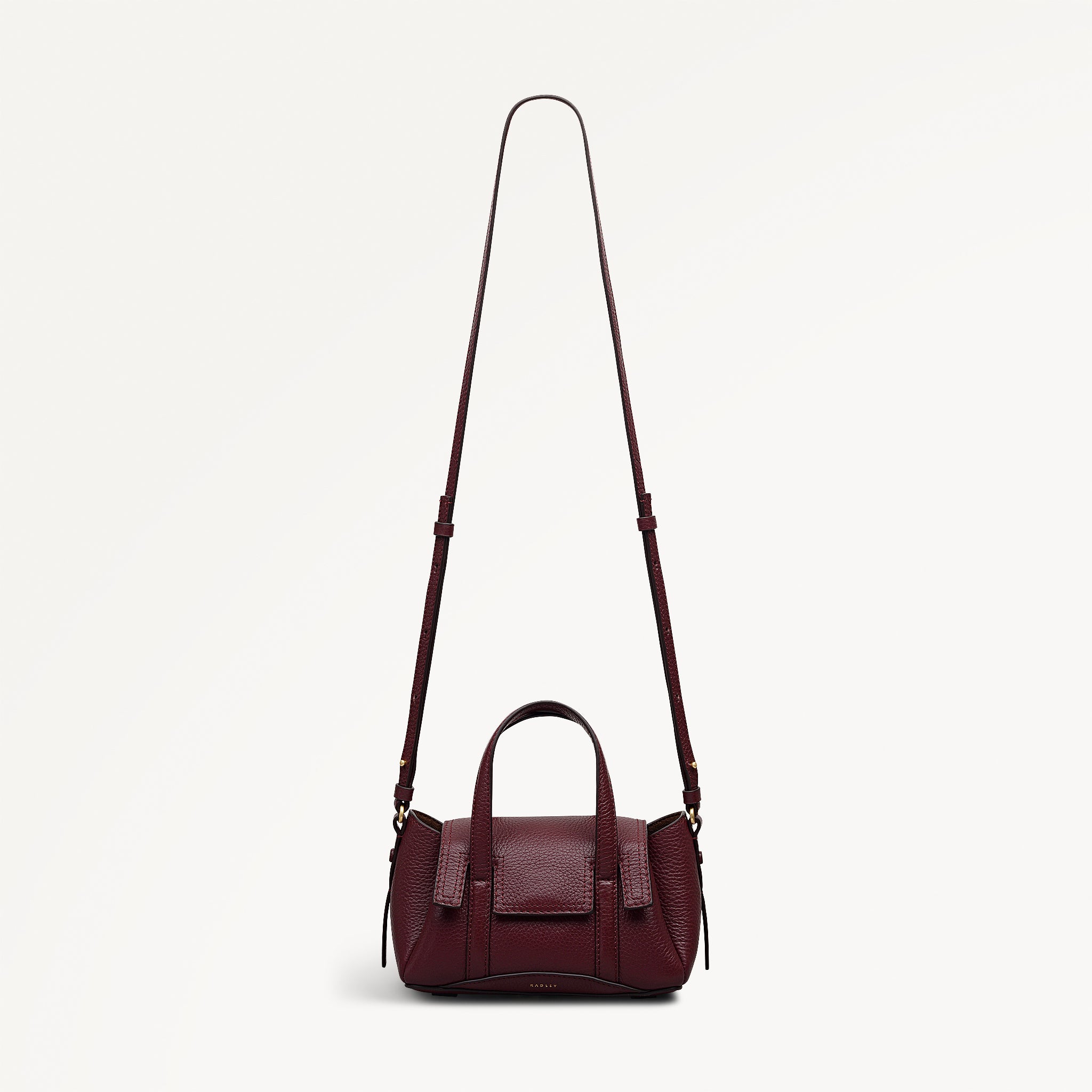 The Chancery Small Flapover Satchel Dark Cherry - 113035