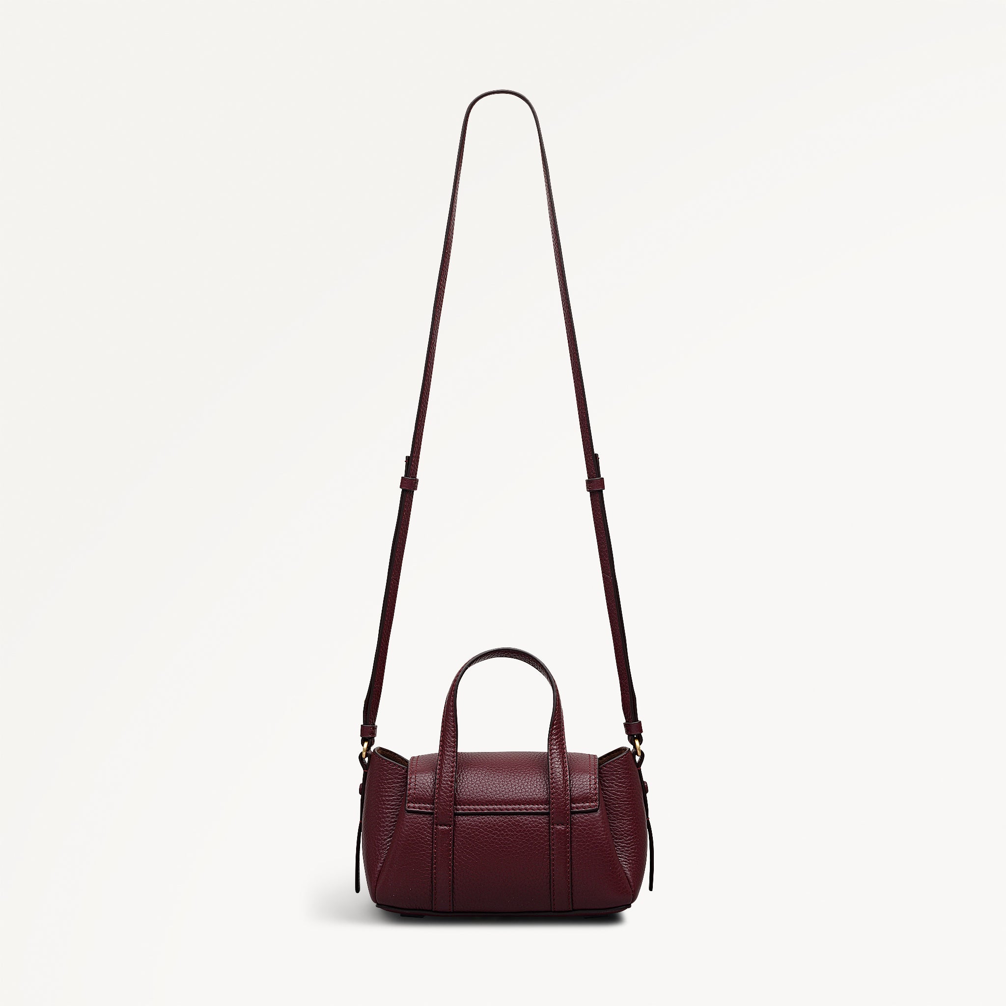 The Chancery Small Flapover Satchel Dark Cherry - 113035