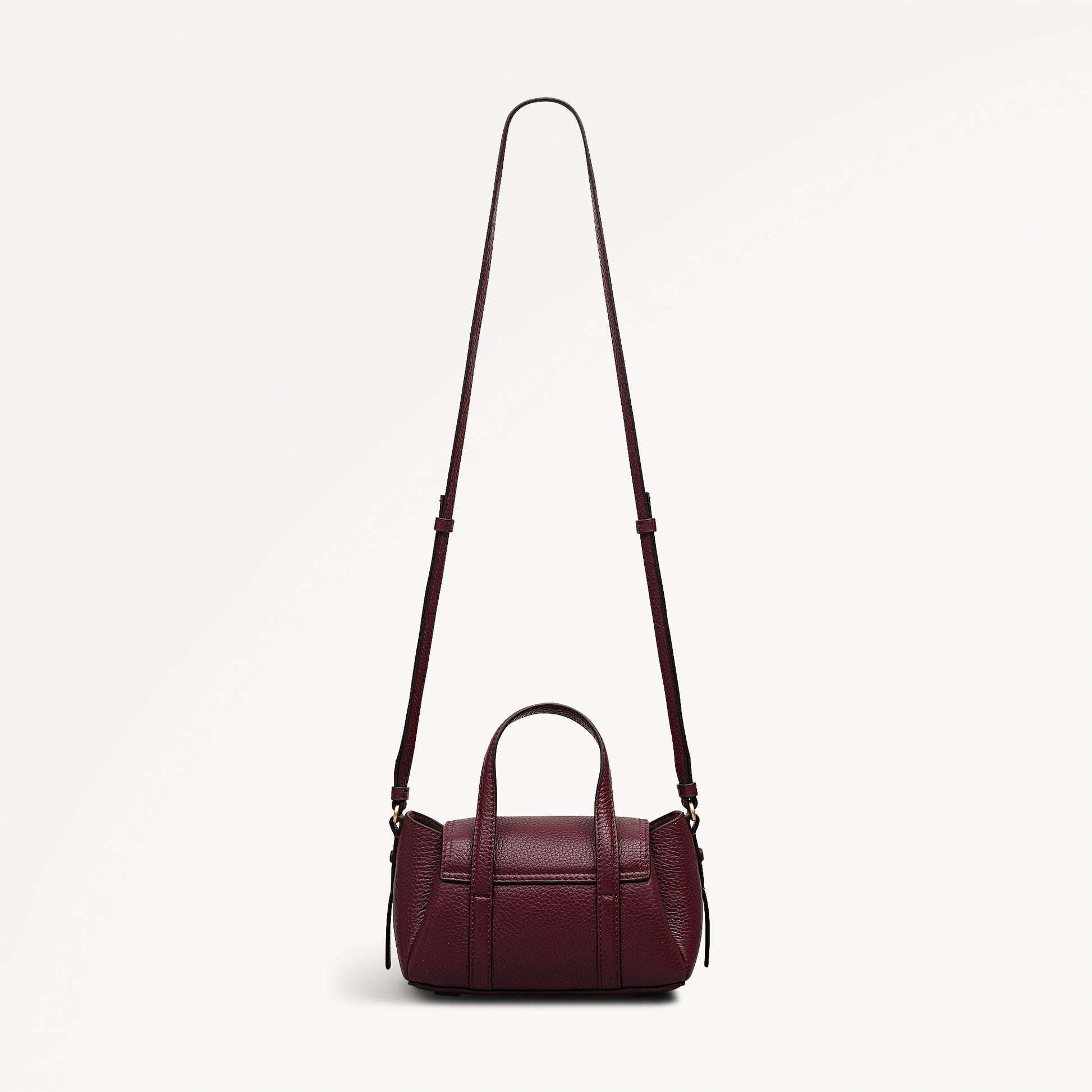 The Chancery Small Flapover Satchel Dark Cherry - 113035