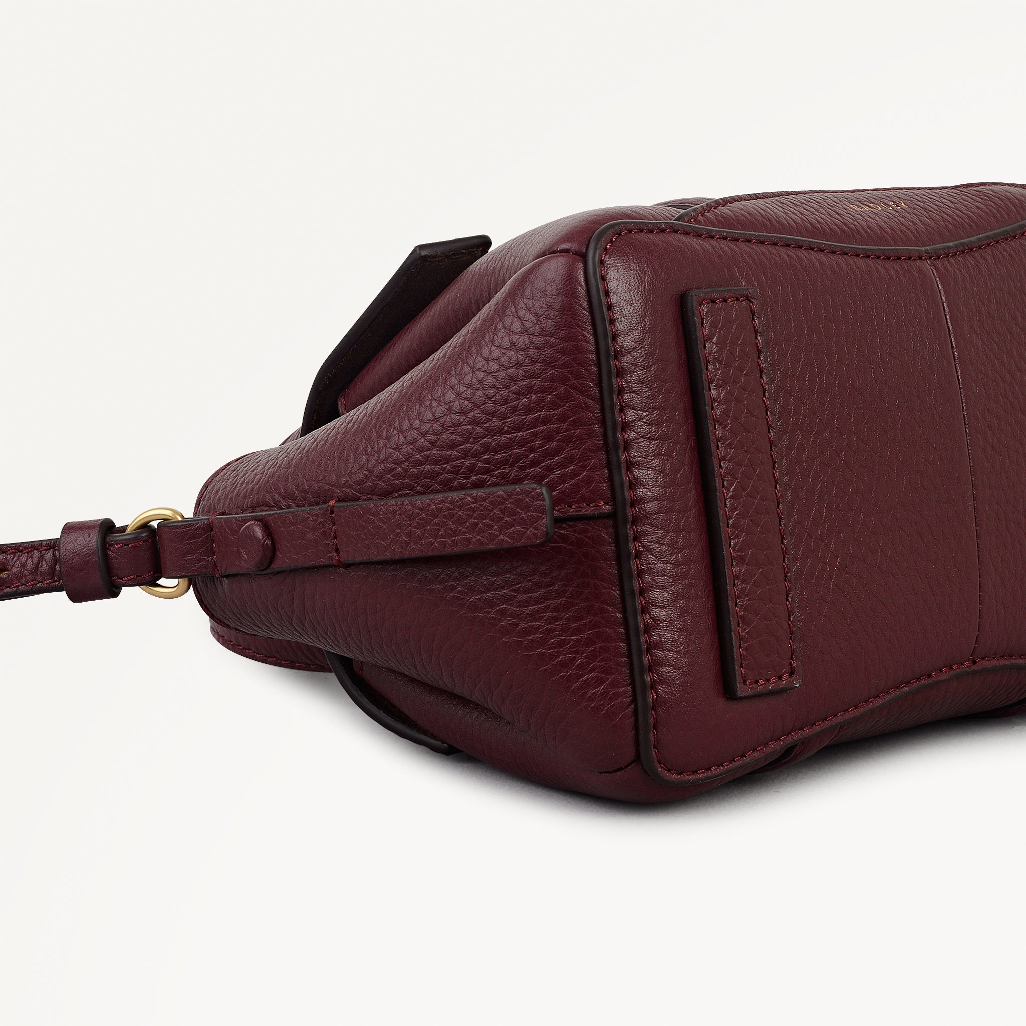 The Chancery Small Flapover Satchel Dark Cherry - 113035