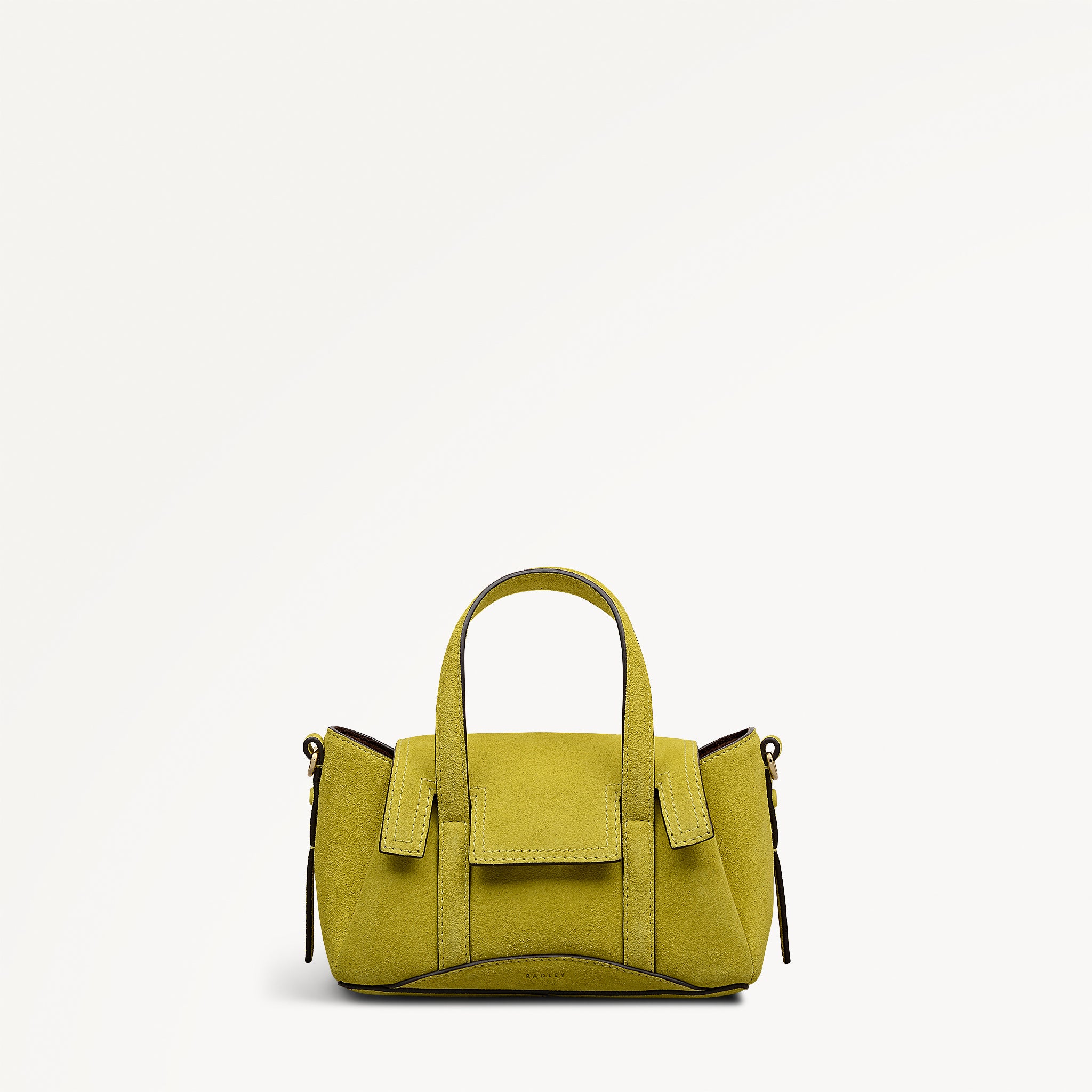 The Chancery - Suede Small Flapover Satchel - RHE25205