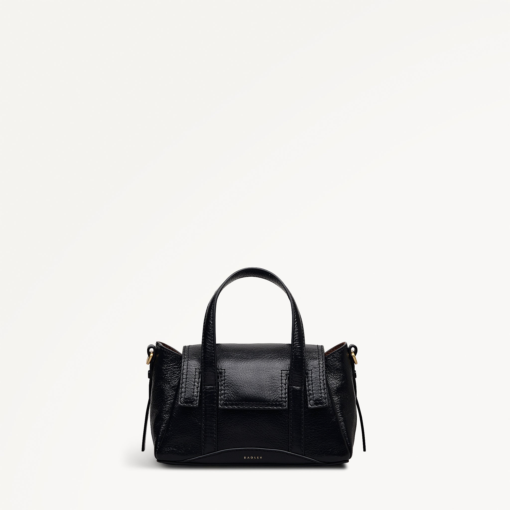 The Chancery - High Shine Small Flapover Satchel - RHE25305