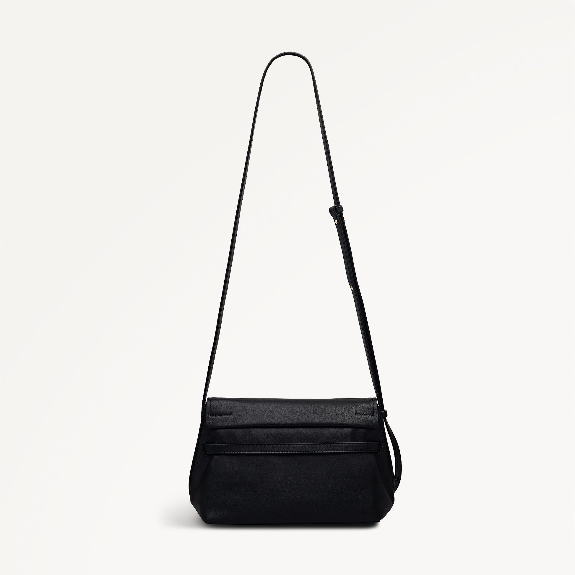 The Christina Small Flapover Cross Body Black - 113040
