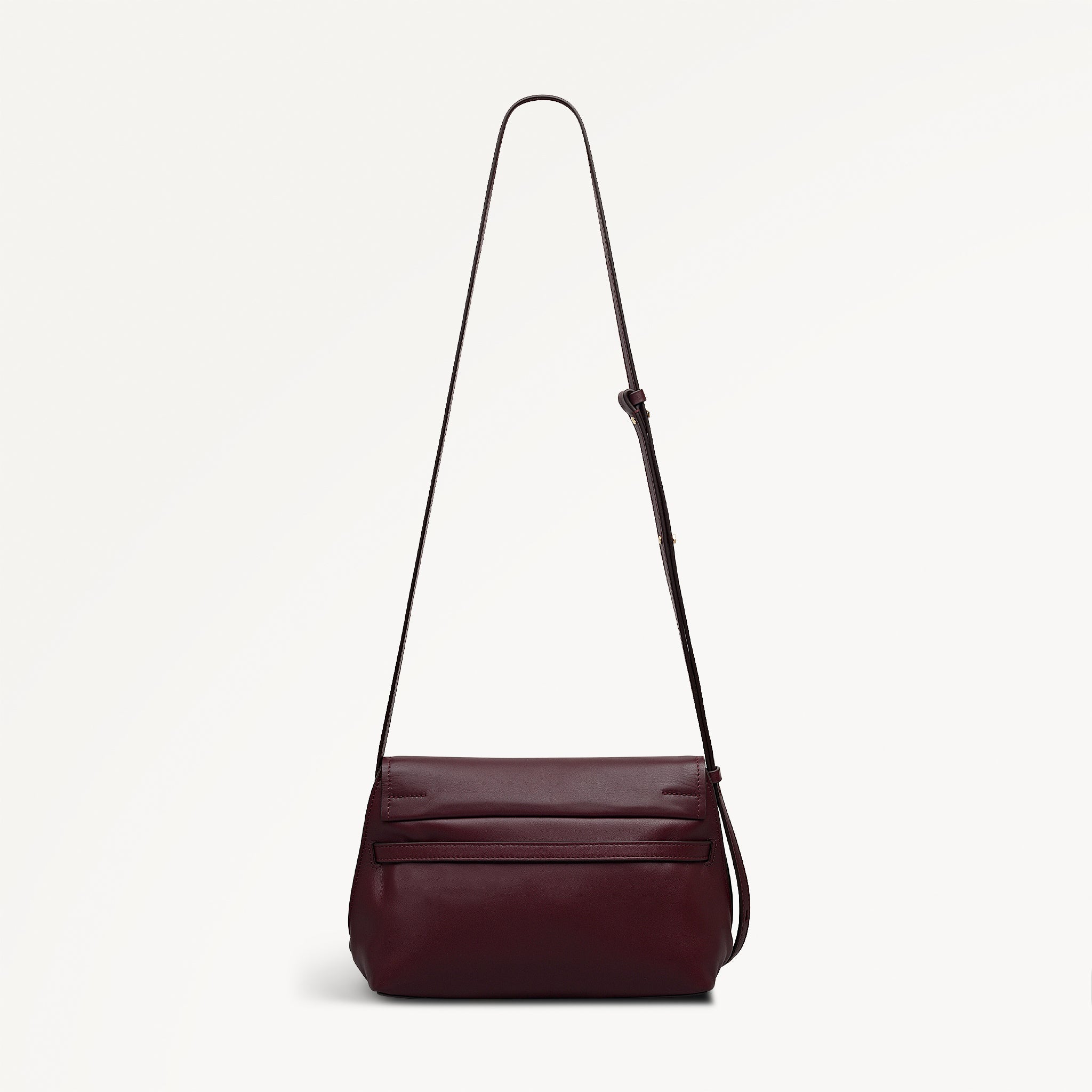 The Christina Small Flapover Cross Body Dark Cherry - 113041