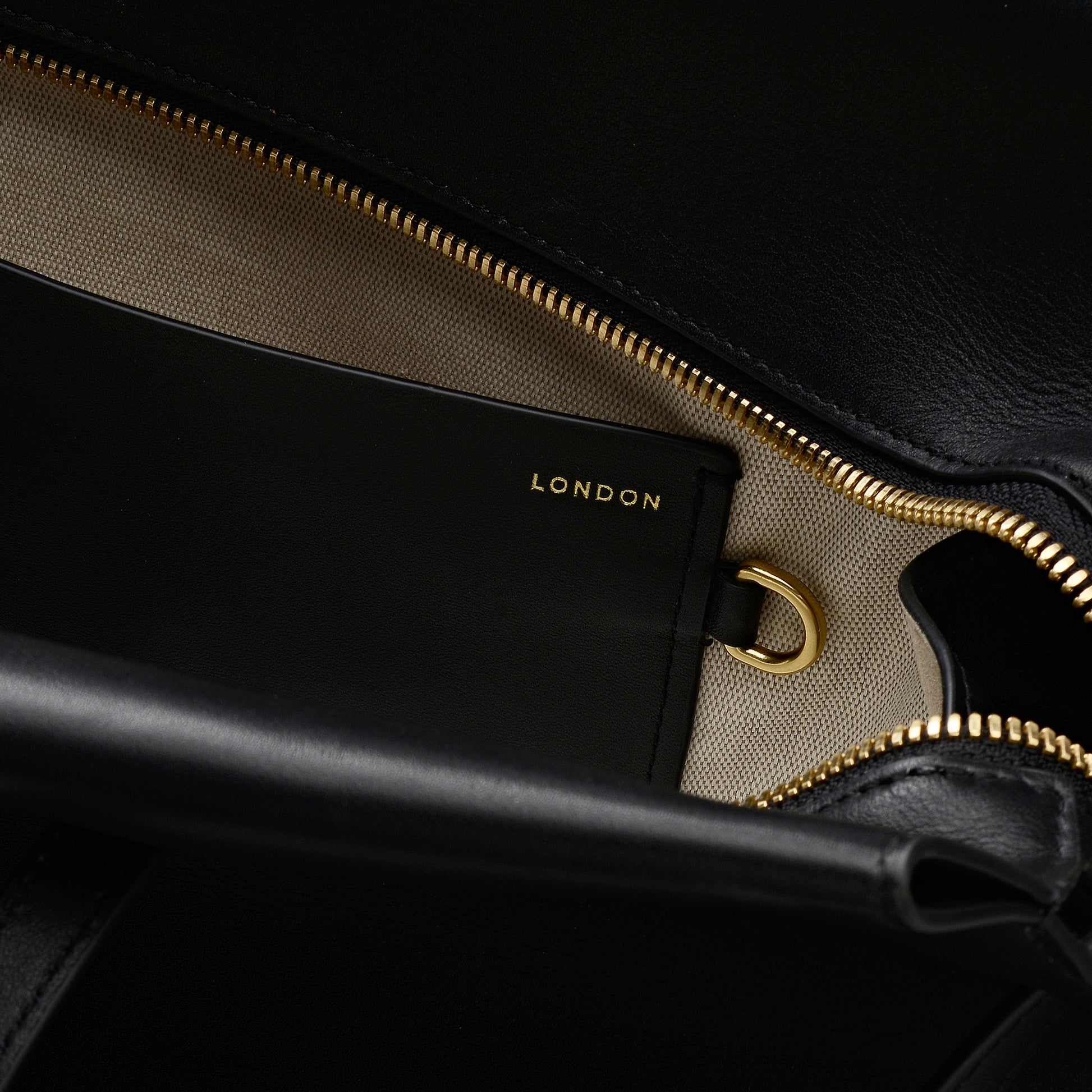 The Christina Large Ziptop Shoulder Black - 113043