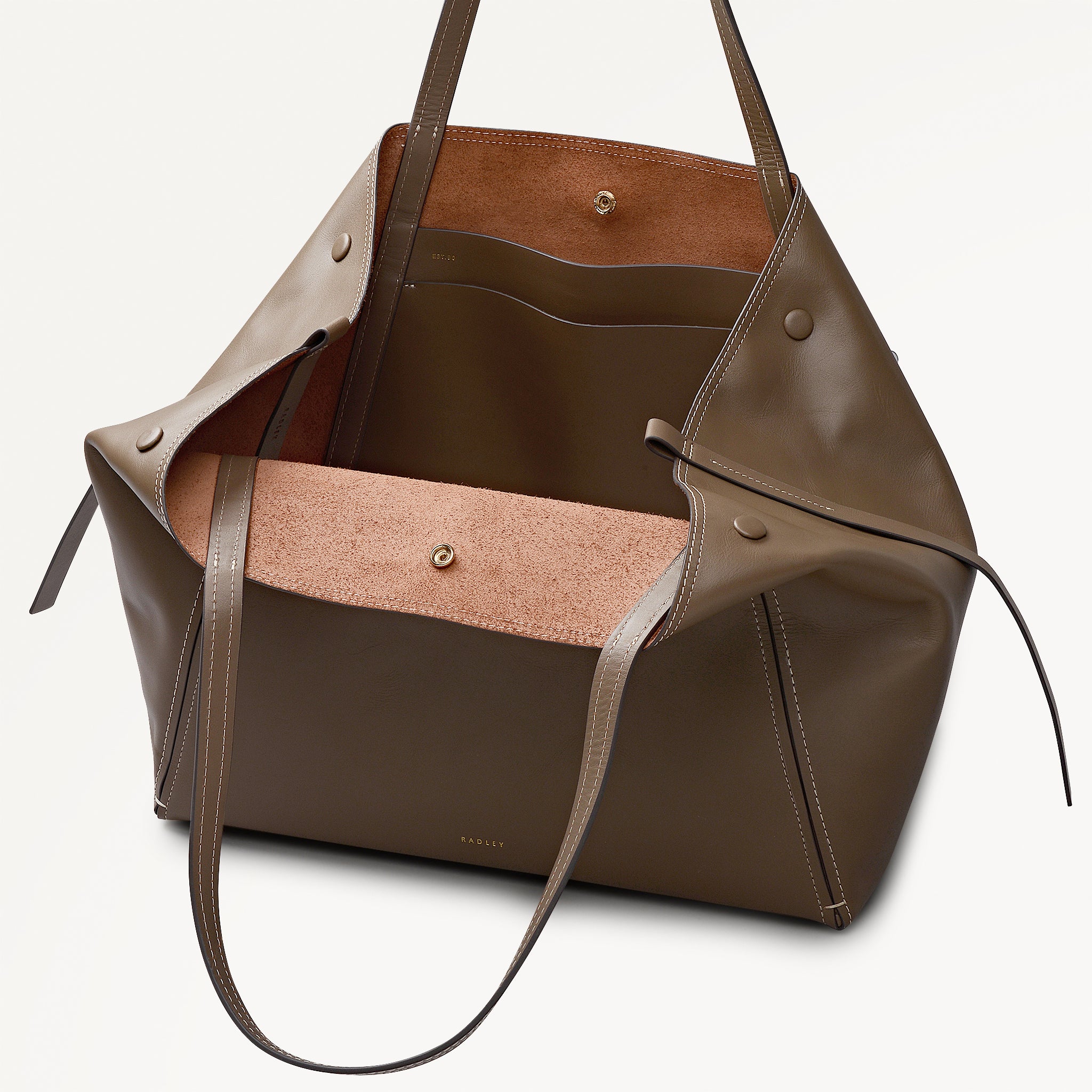 The Delphine Extra Large Open Top Tote Coffee - 113045