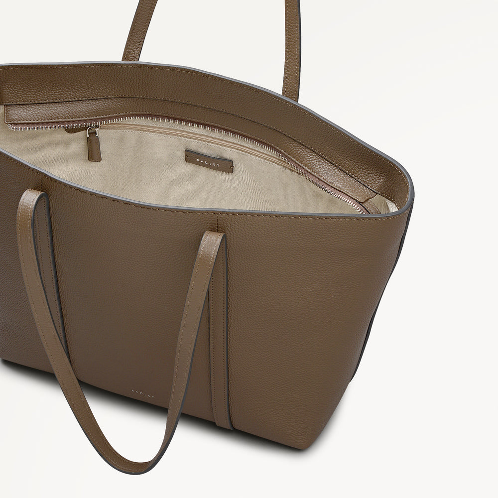 The Weekly Large Open Top Tote Coffee - 113052
