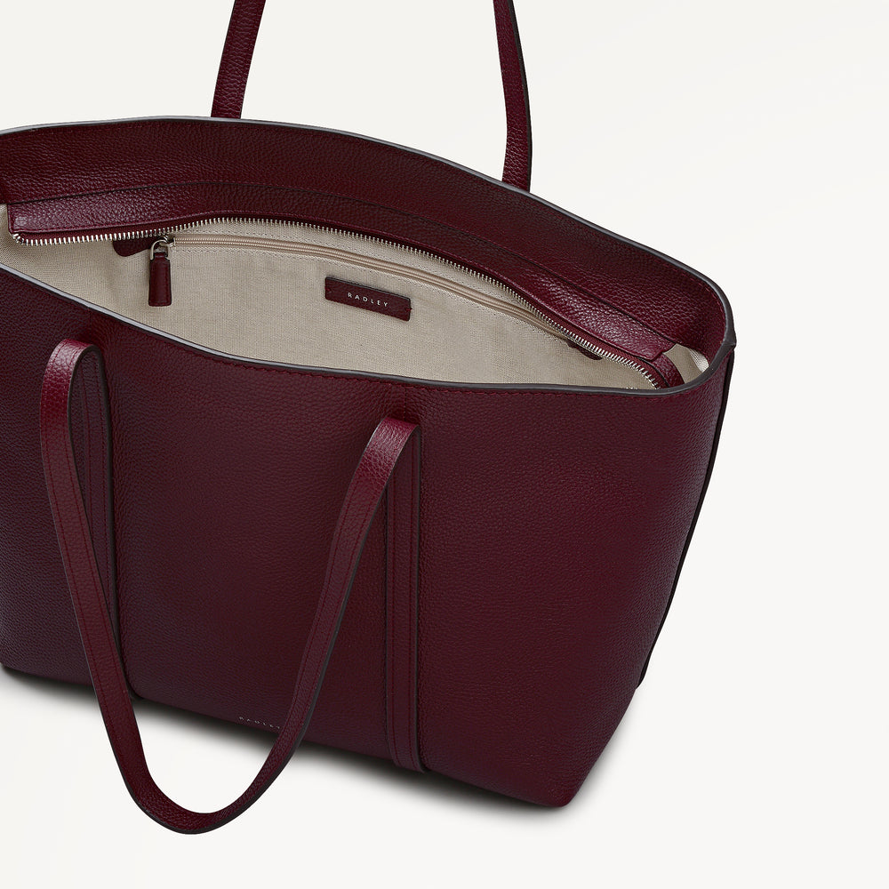 The Weekly Large Open Top Tote Dark Cherry - 113053