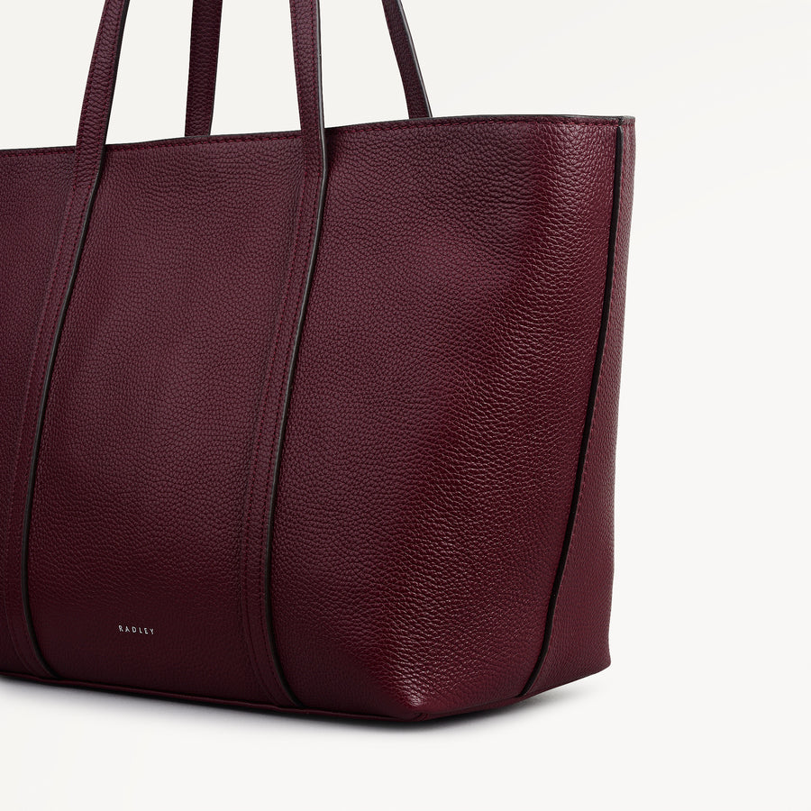 The Weekly Large Open Top Tote Dark Cherry - 113053