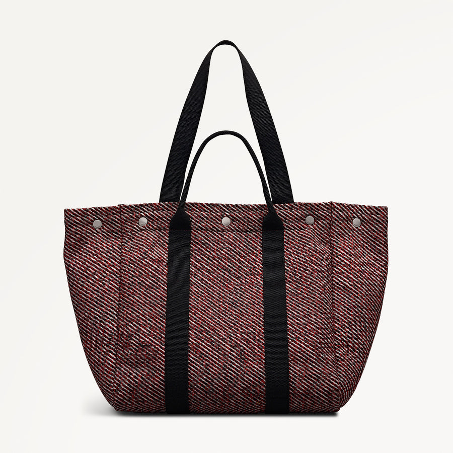 Hadleigh Place Large Open Top Tote Dark Cherry - 113059