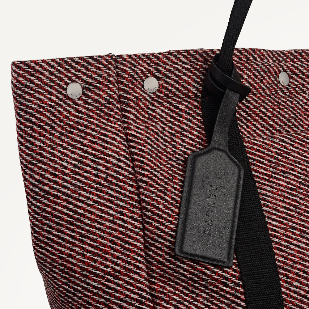 Hadleigh Place Large Open Top Tote Dark Cherry - 113059