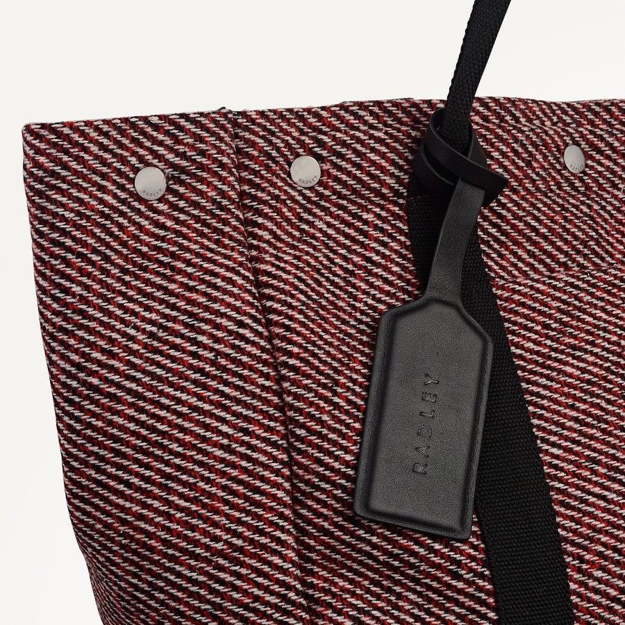 Hadleigh Place Large Open Top Tote Dark Cherry - 113059