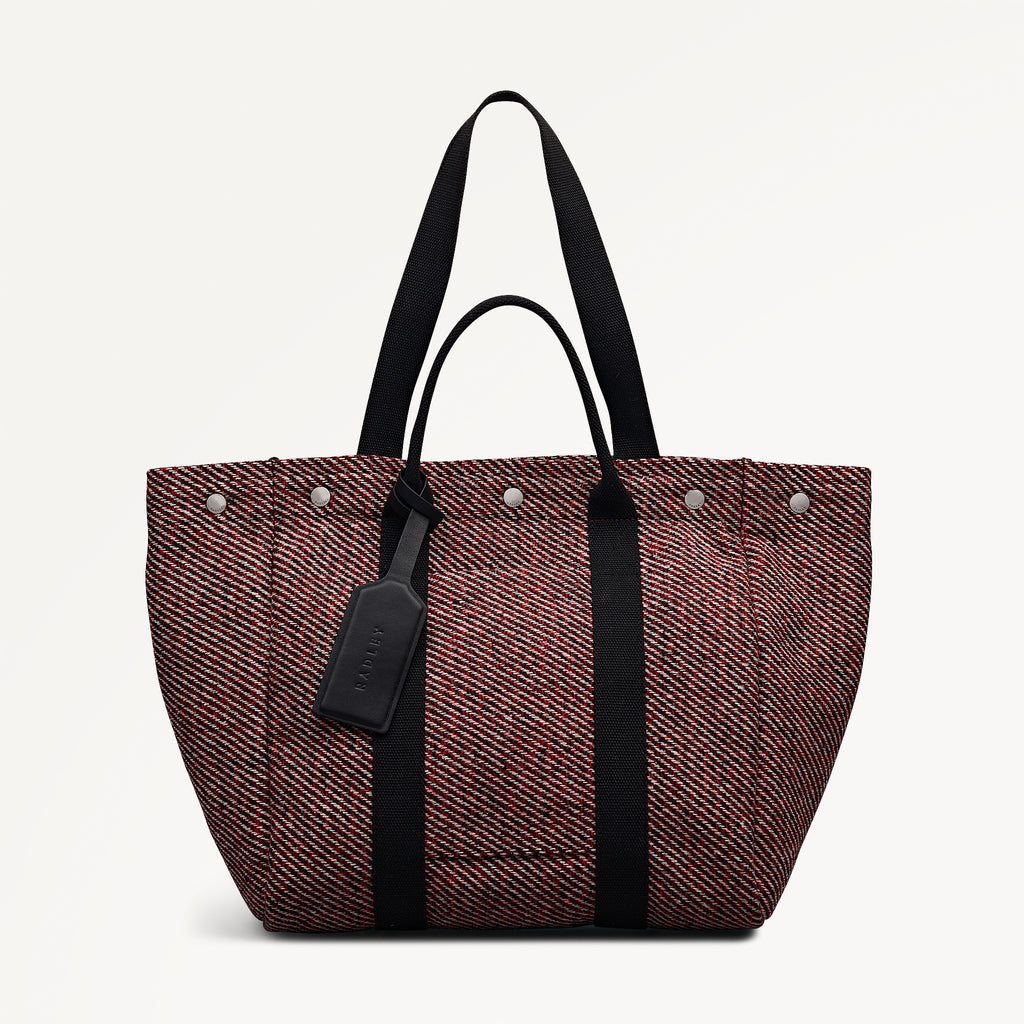 Hadleigh Place Large Open Top Tote Dark Cherry - 113059
