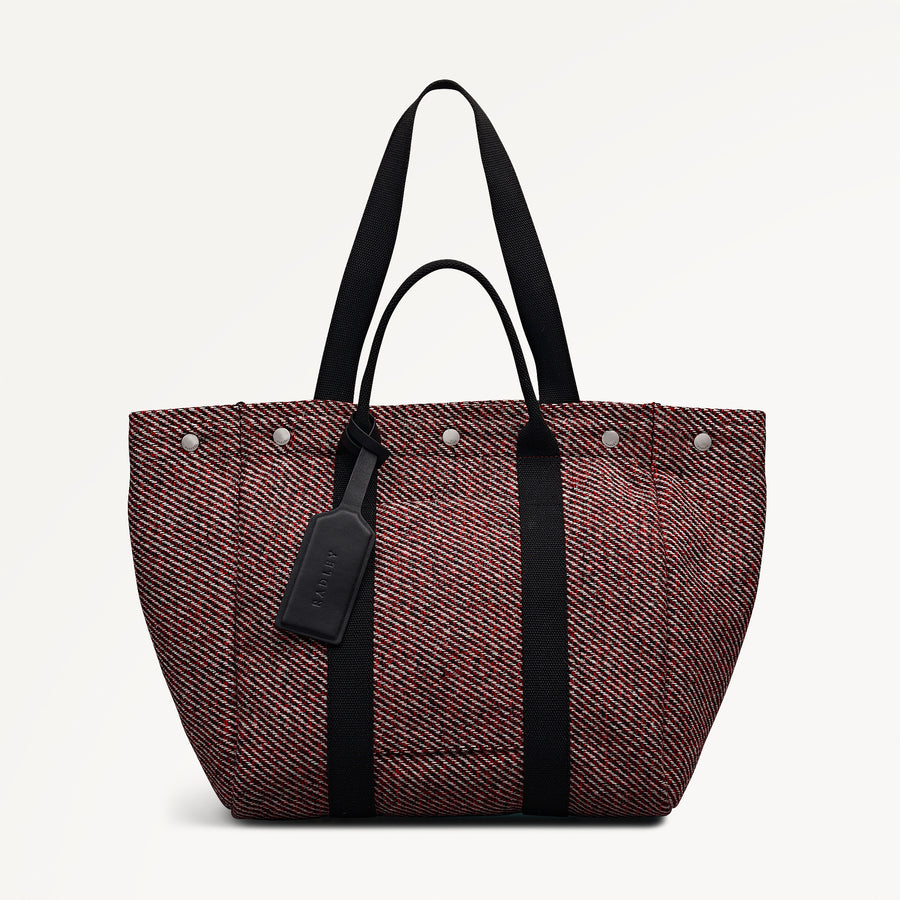 Hadleigh Place Large Open Top Tote Dark Cherry - 113059