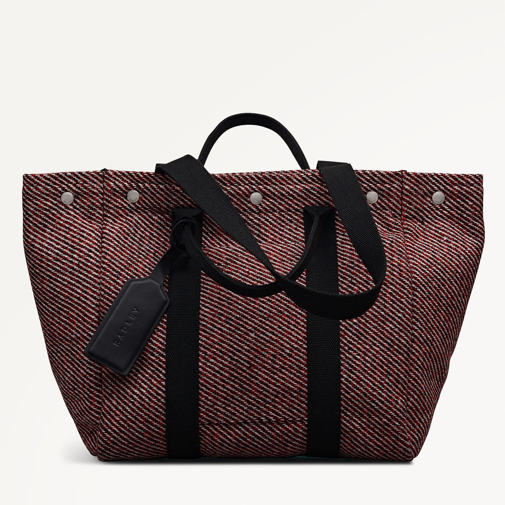 Hadleigh Place Large Open Top Tote Dark Cherry - 113059
