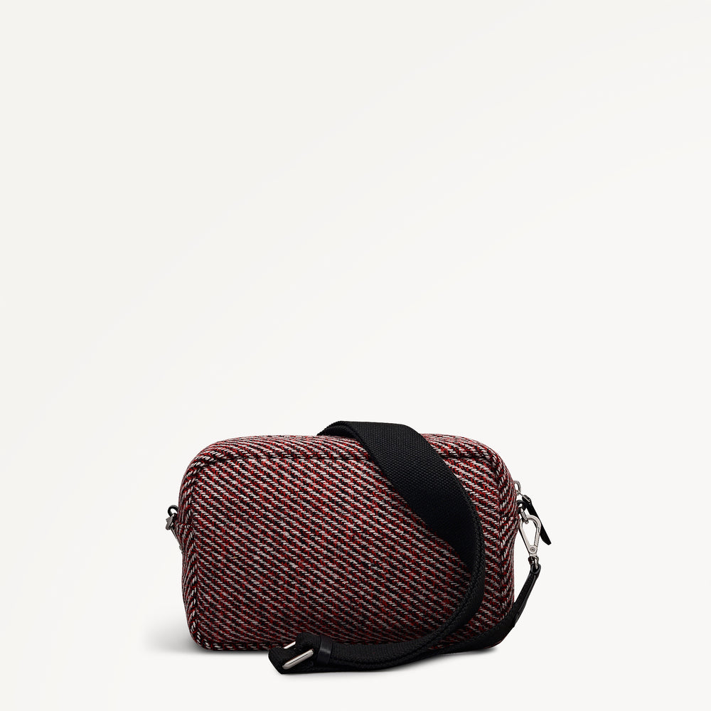 Hadleigh Place Small Ziptop Cross Body Dark Cherry - 113060