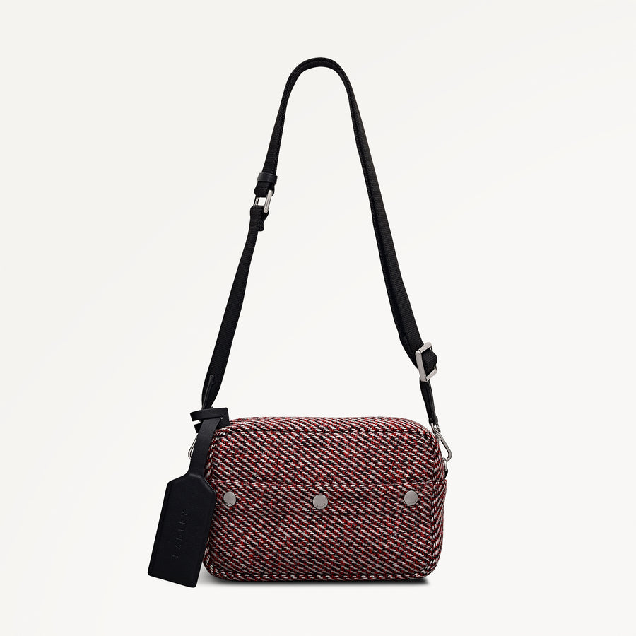 Hadleigh Place Small Ziptop Cross Body Dark Cherry - 113060