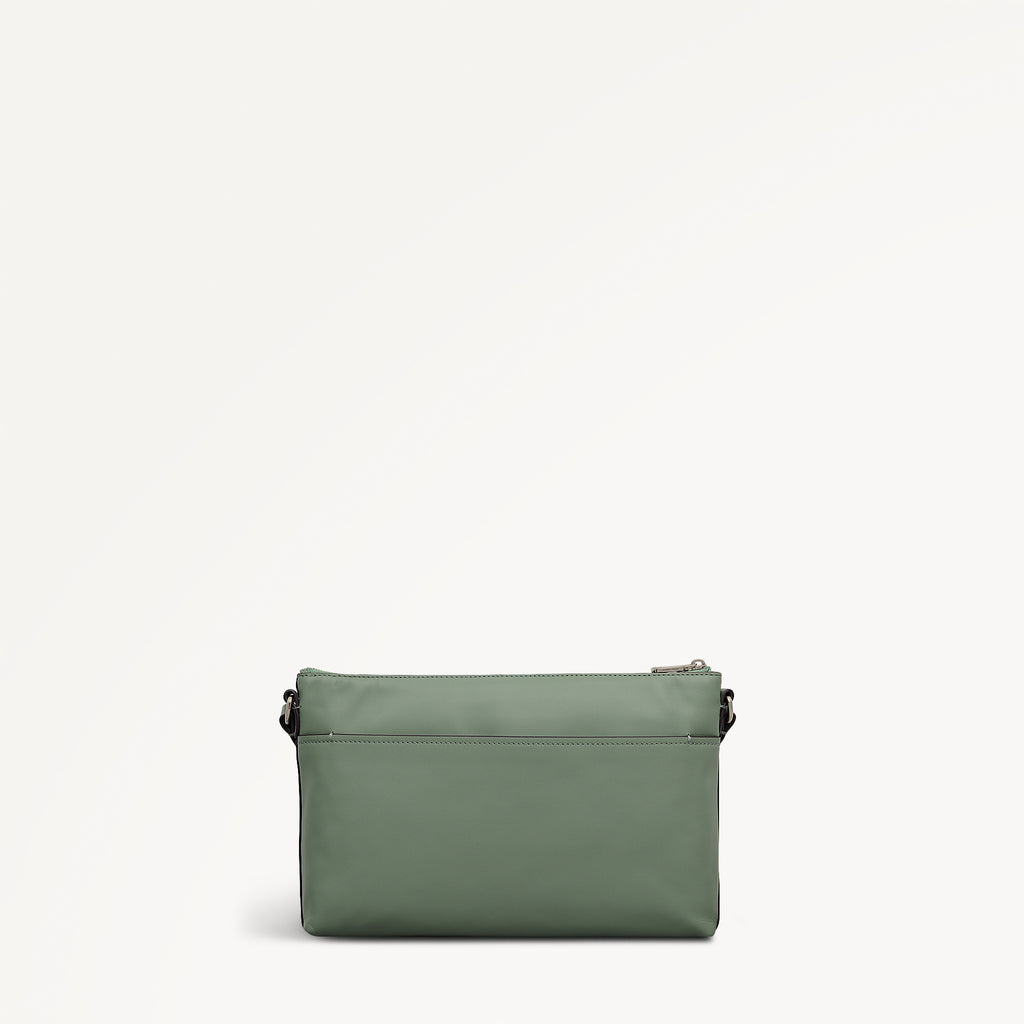 Pockets Medium Ziptop Ew Cross Body Pistachio - 113065