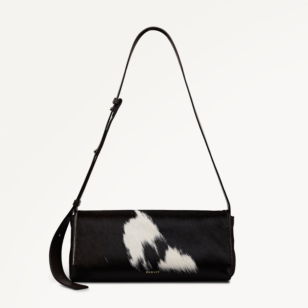 The Annabel - Cow Hide Medium Flapover Shoulder - RHF20201