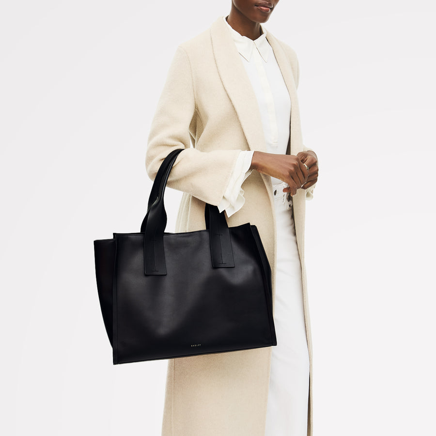 The Strand Large Open Top Shoulder Black - 113076