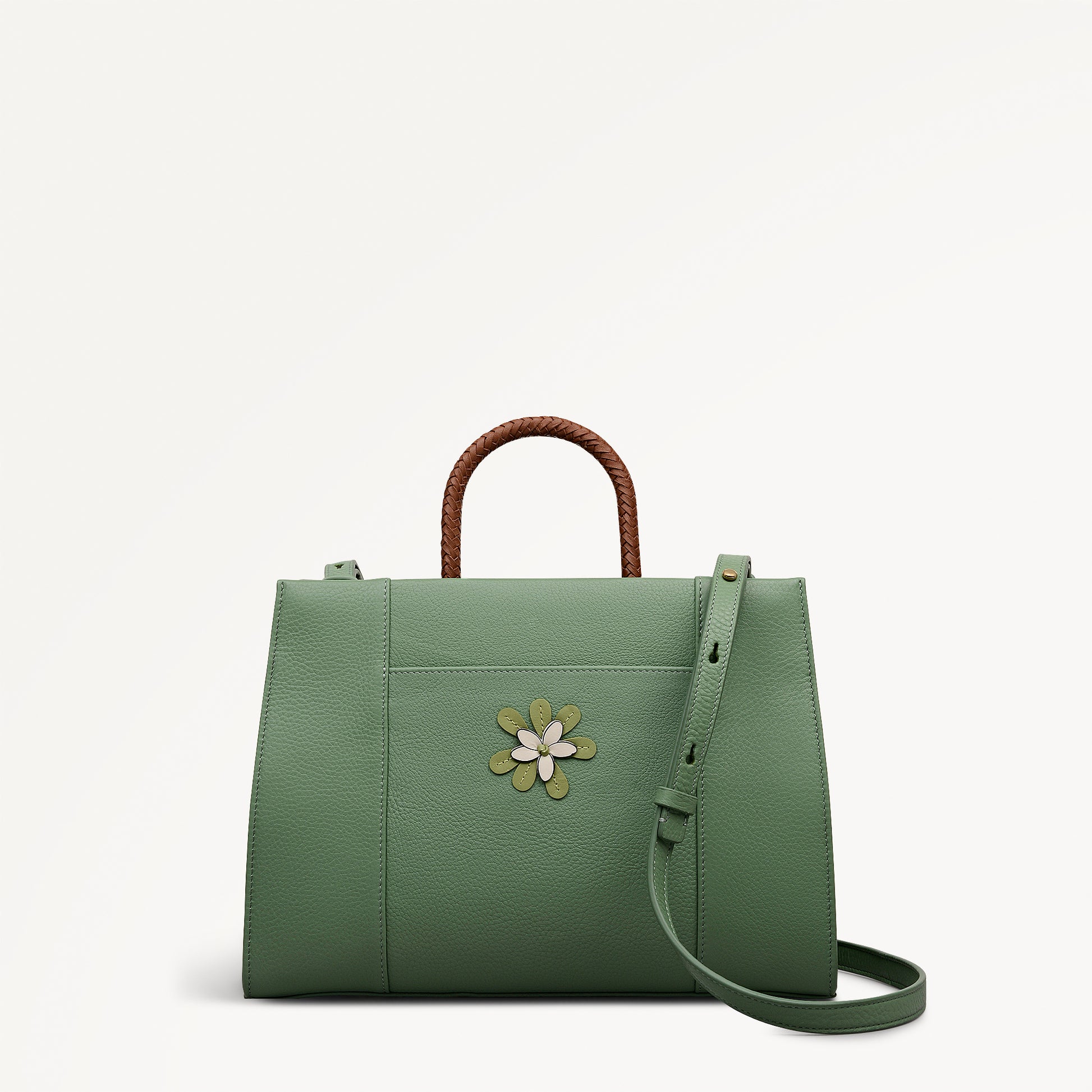 Lunar New Year - SS26 Medium Ziptop Satchel Pistachio - 113078