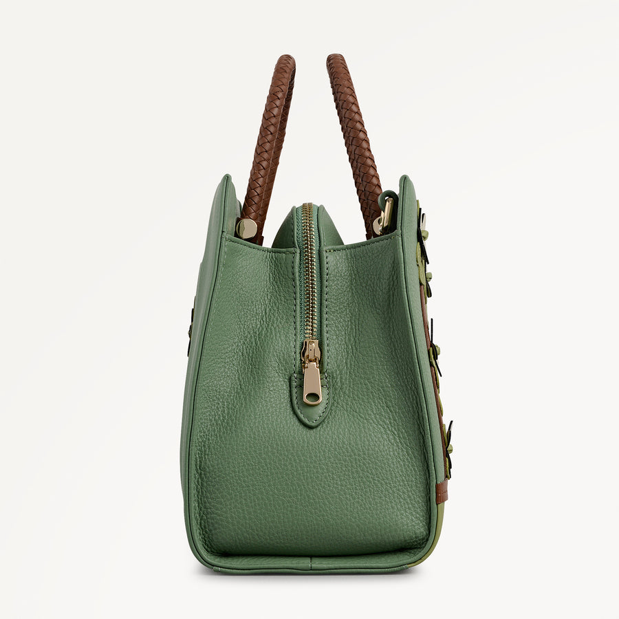 Lunar New Year - SS26 Medium Ziptop Satchel Pistachio - 113078