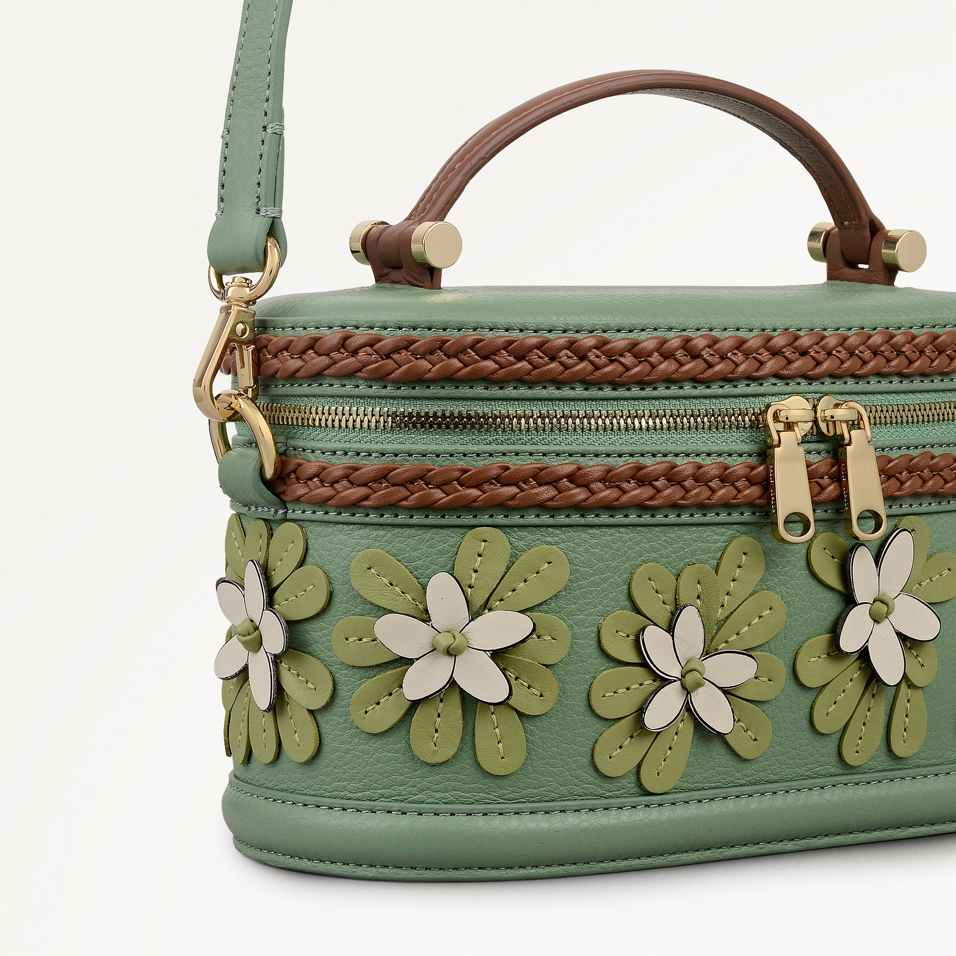 Lunar New Year - SS26 Small Zip Around Cross Body Pistachio - 113079
