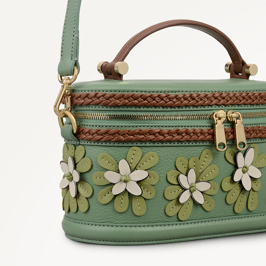 Lunar New Year - SS26 Small Zip Around Cross Body Pistachio - 113079