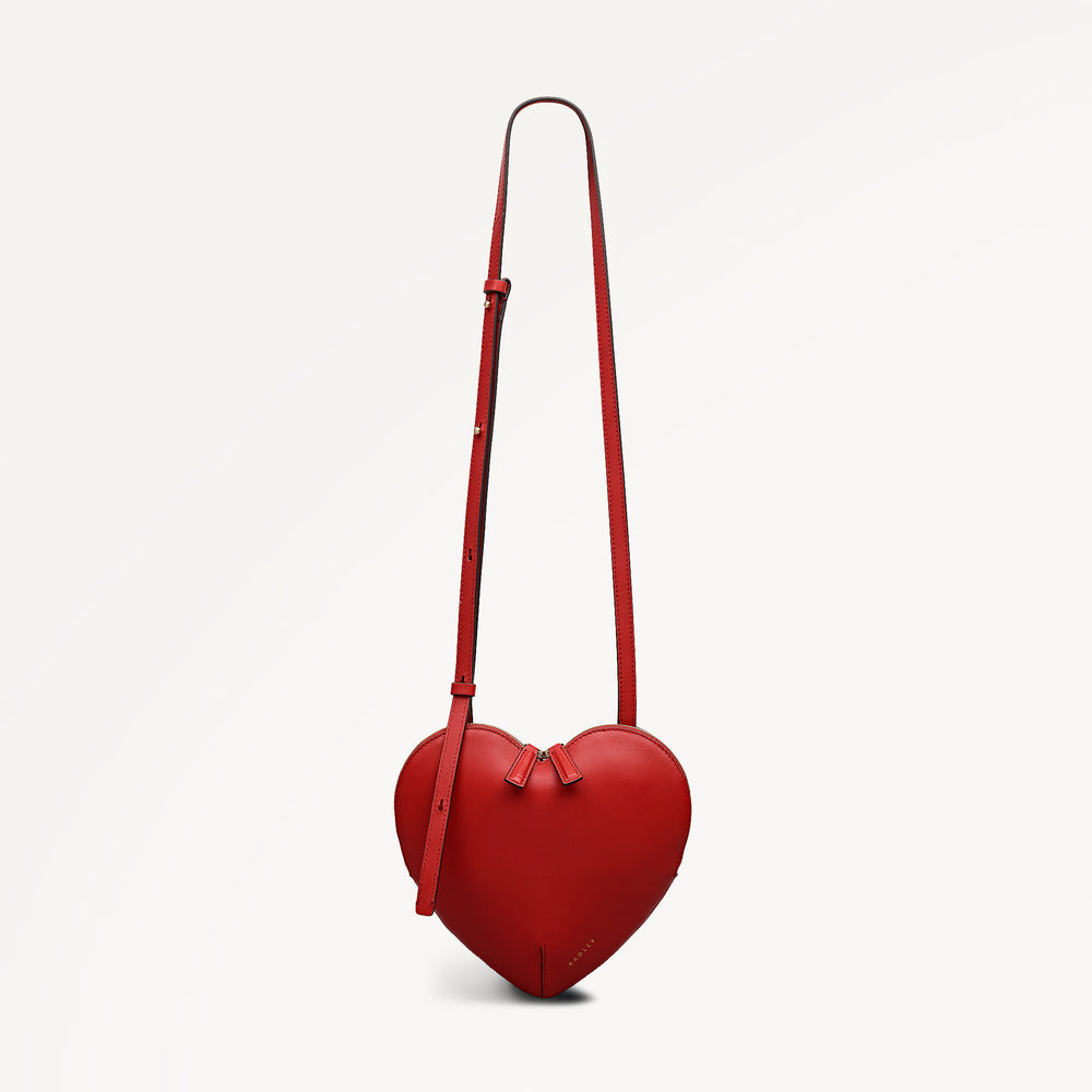 Heart Street Medium Ziptop Cross Body Poinsettia - 113080