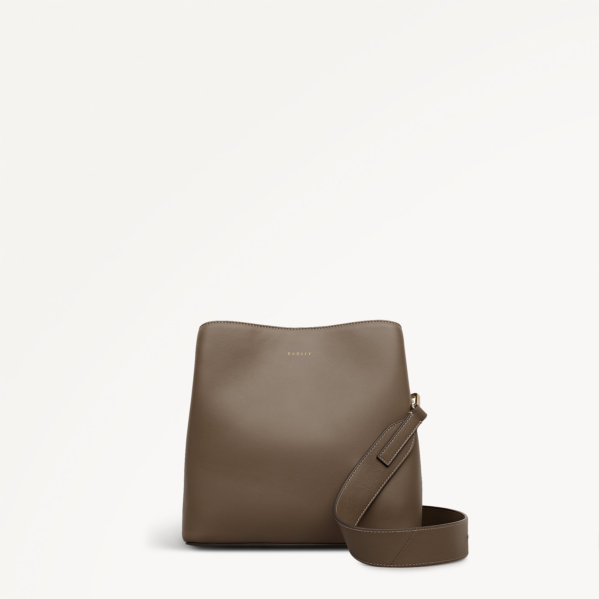 Coffee Medium Compartment Cross Body Bag | Dukes Place SS26