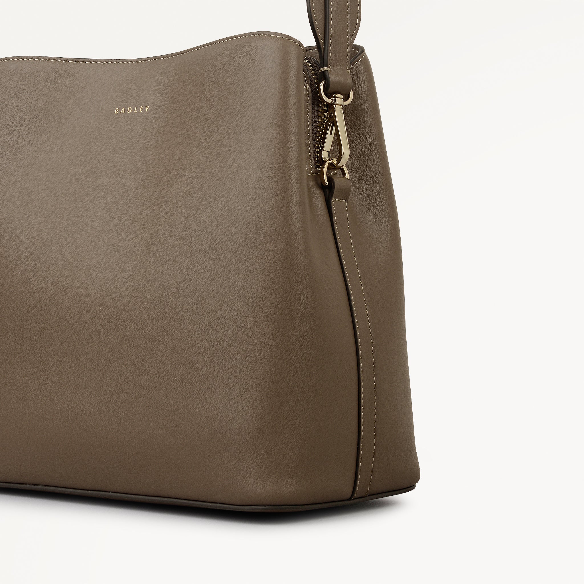 Coffee Medium Compartment Cross Body Bag | Dukes Place SS26