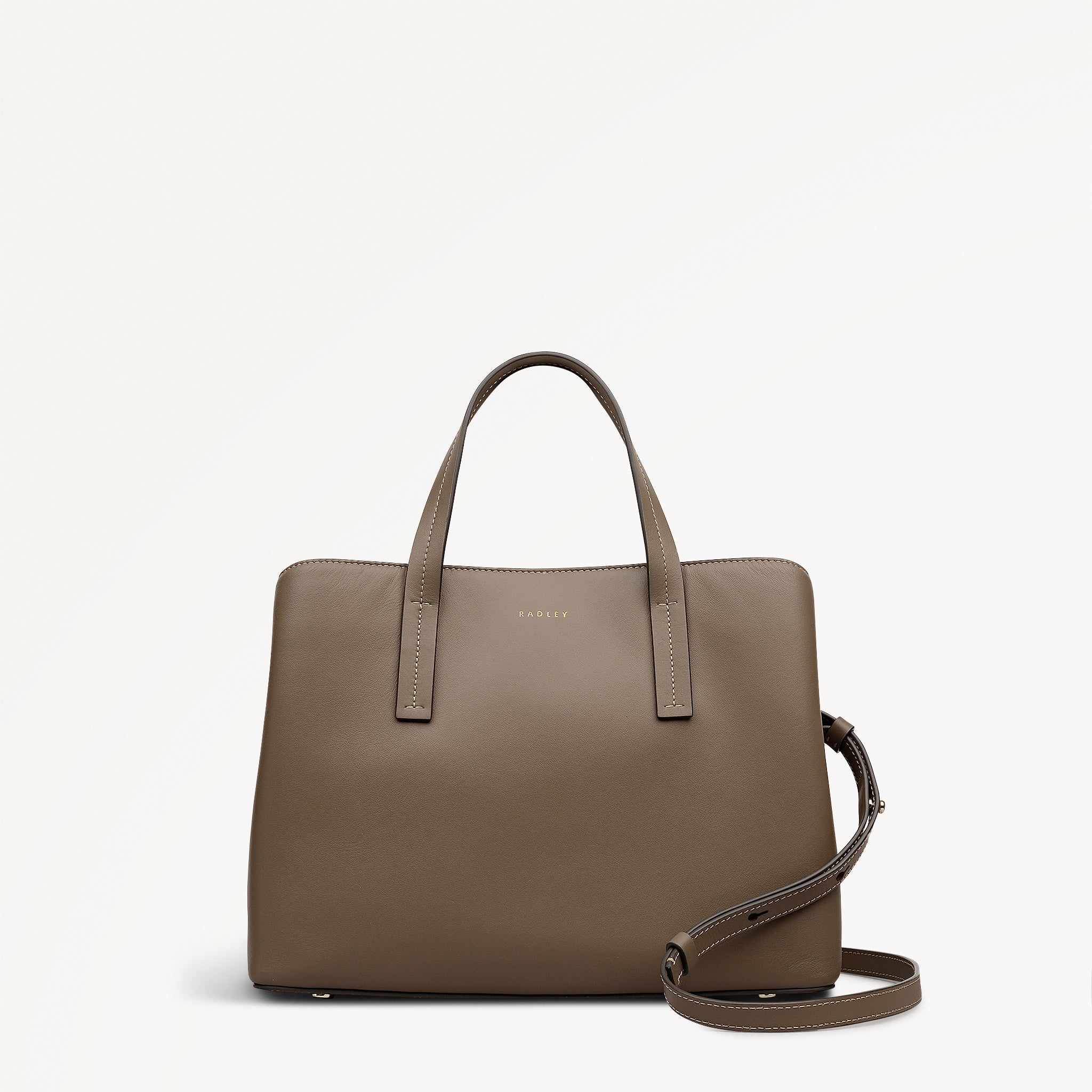 Dukes Place Medium Ziptop Satchel Coffee - 113084
