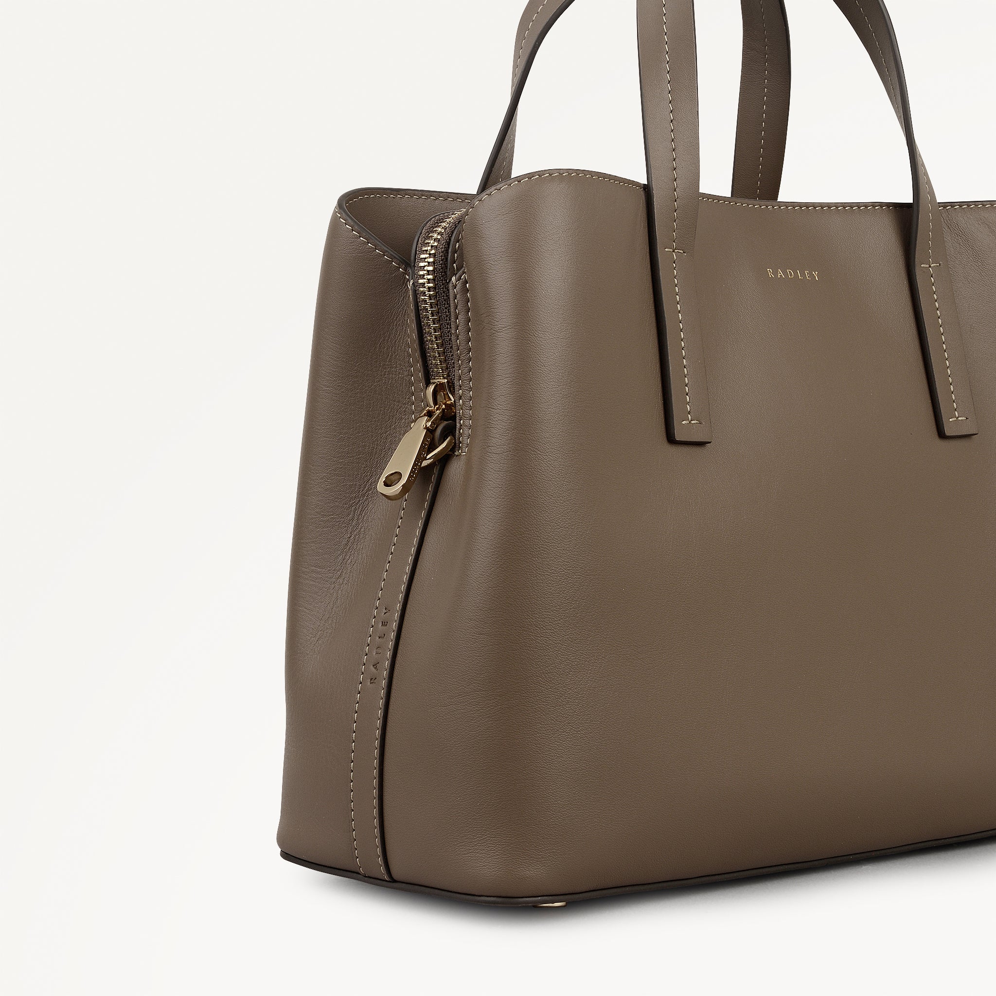 Coffee Medium Ziptop Grab Bag | Dukes Place SS26 | Radley London