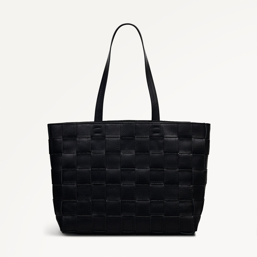 The Abbey Large Open Top Tote Black - 113091