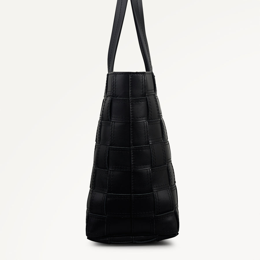 The Abbey Large Open Top Tote Black - 113091