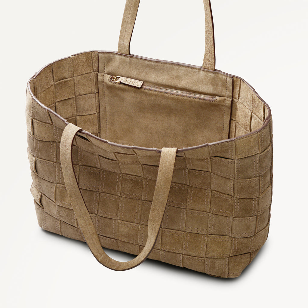 THE ABBEY LARGE OPEN TOP TOTE COFFEE - 113092