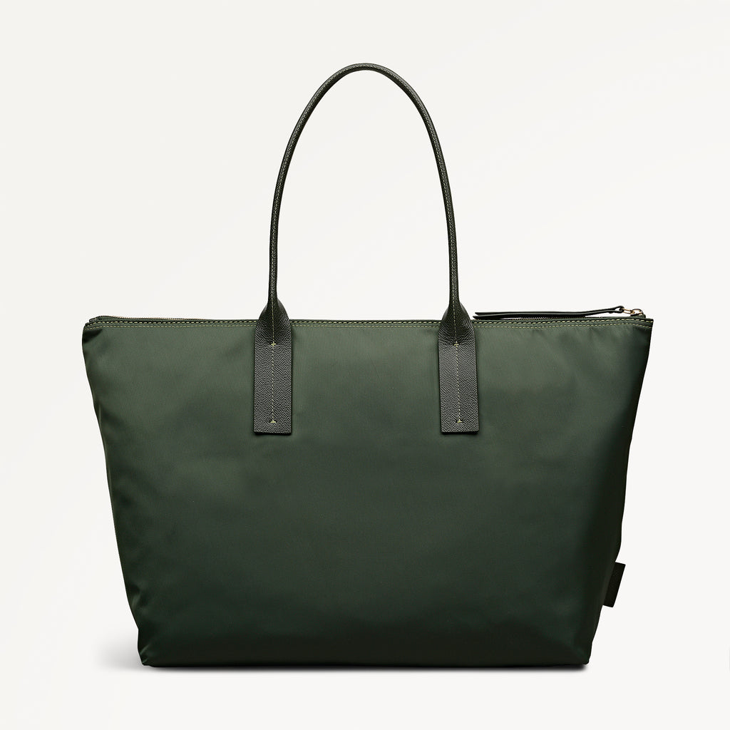 The Townley LARGE ZIPTOP TOTE FERN - 113099