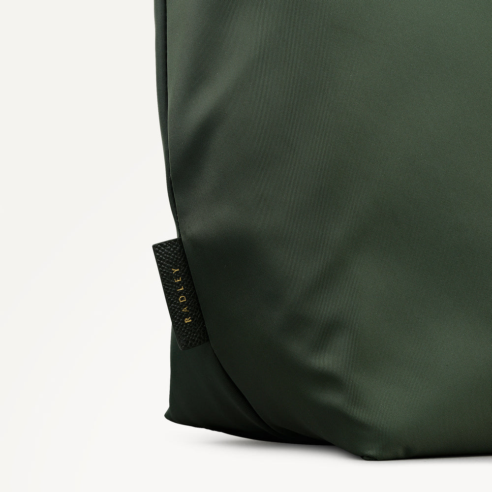 The Townley LARGE ZIPTOP TOTE FERN - 113099