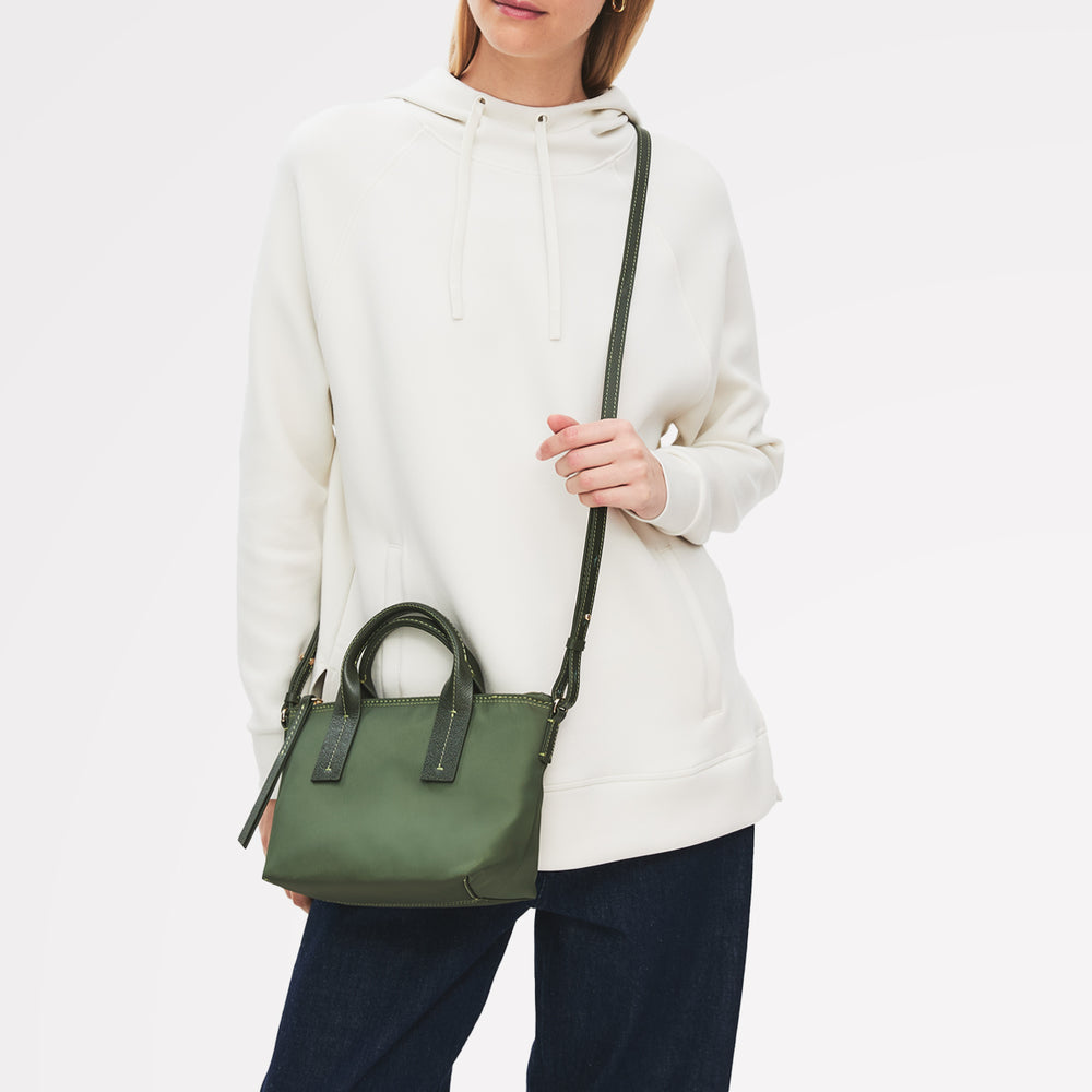 The Townley Small Ziptop Cross Body Fern - 113102