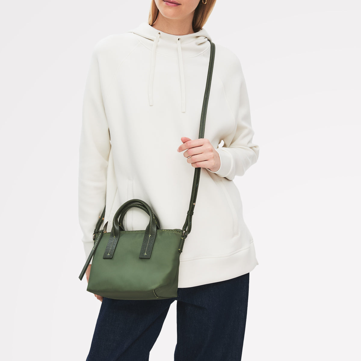 The Townley Small Ziptop Cross Body Fern - 113102