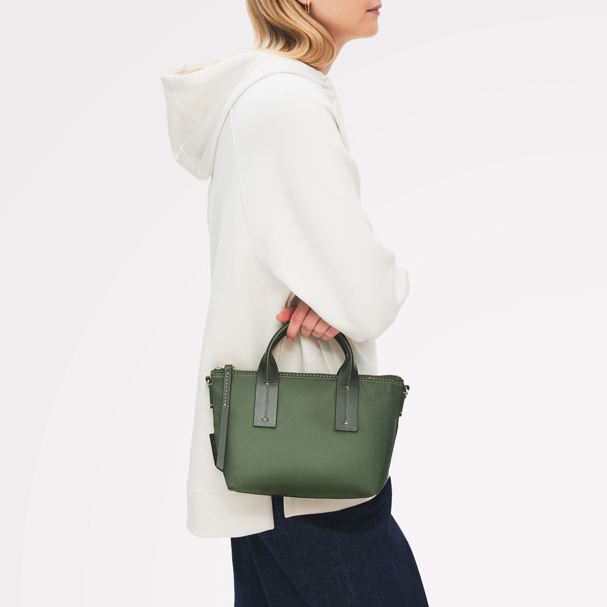 The Townley Small Ziptop Cross Body Fern - 113102