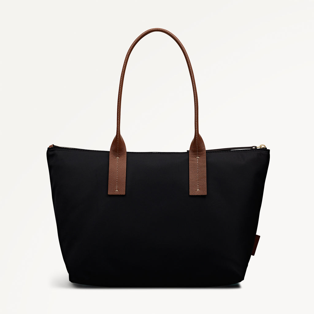 THE TOWNLEY MEDIUM ZIPTOP Satchel BLACK - 113104