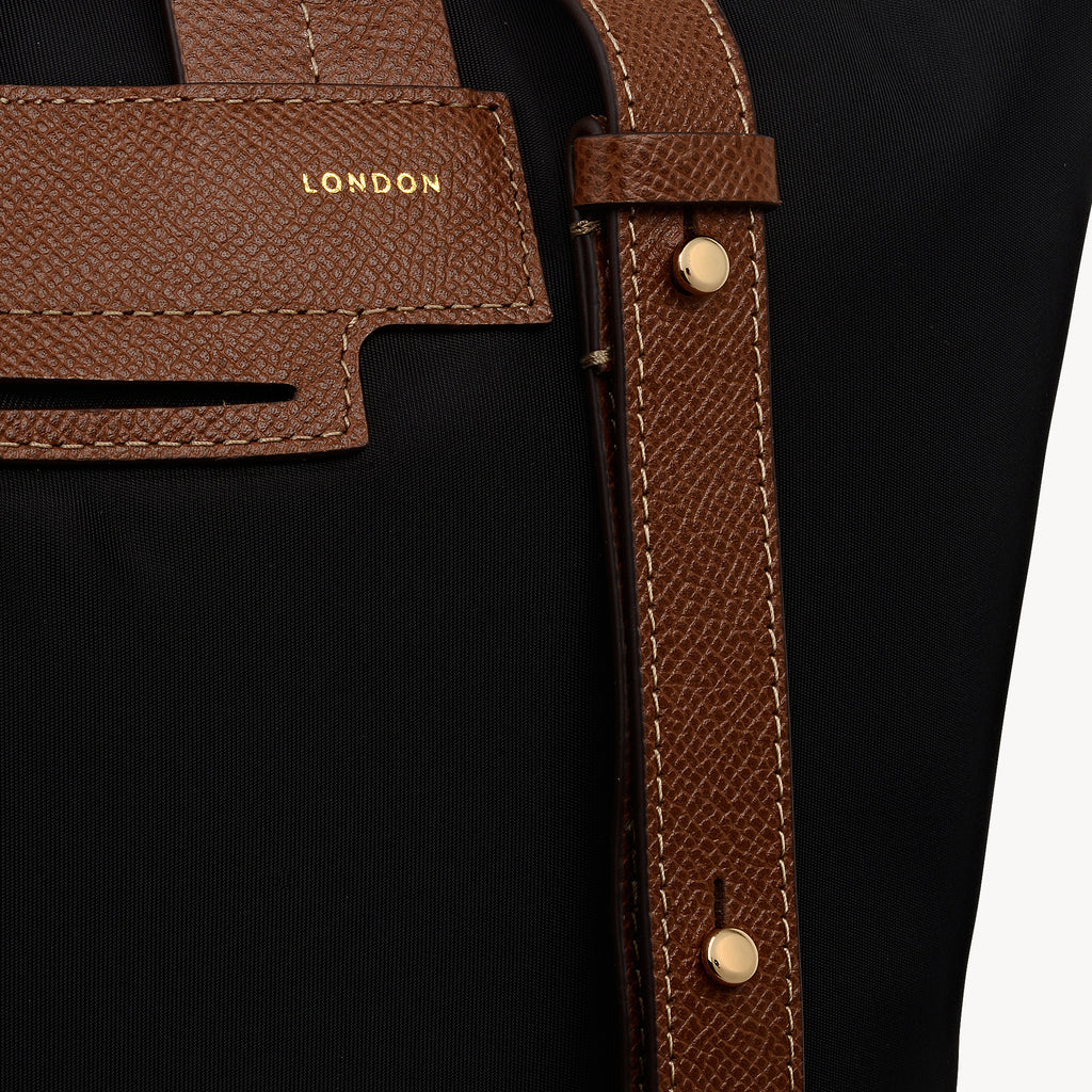 The Townley Medium Ziptop Backpack Black - 113105