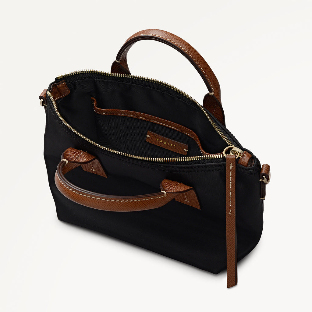 The Townley Small Ziptop Cross Body Black - 113106